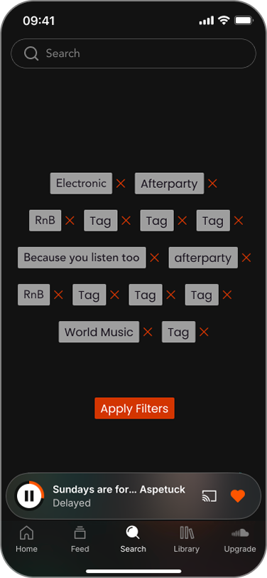Mid-fidelity wireframes