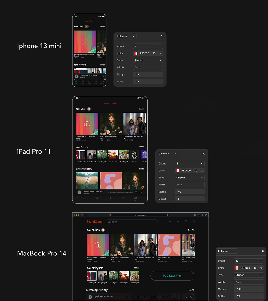 Style guide - responsive grid